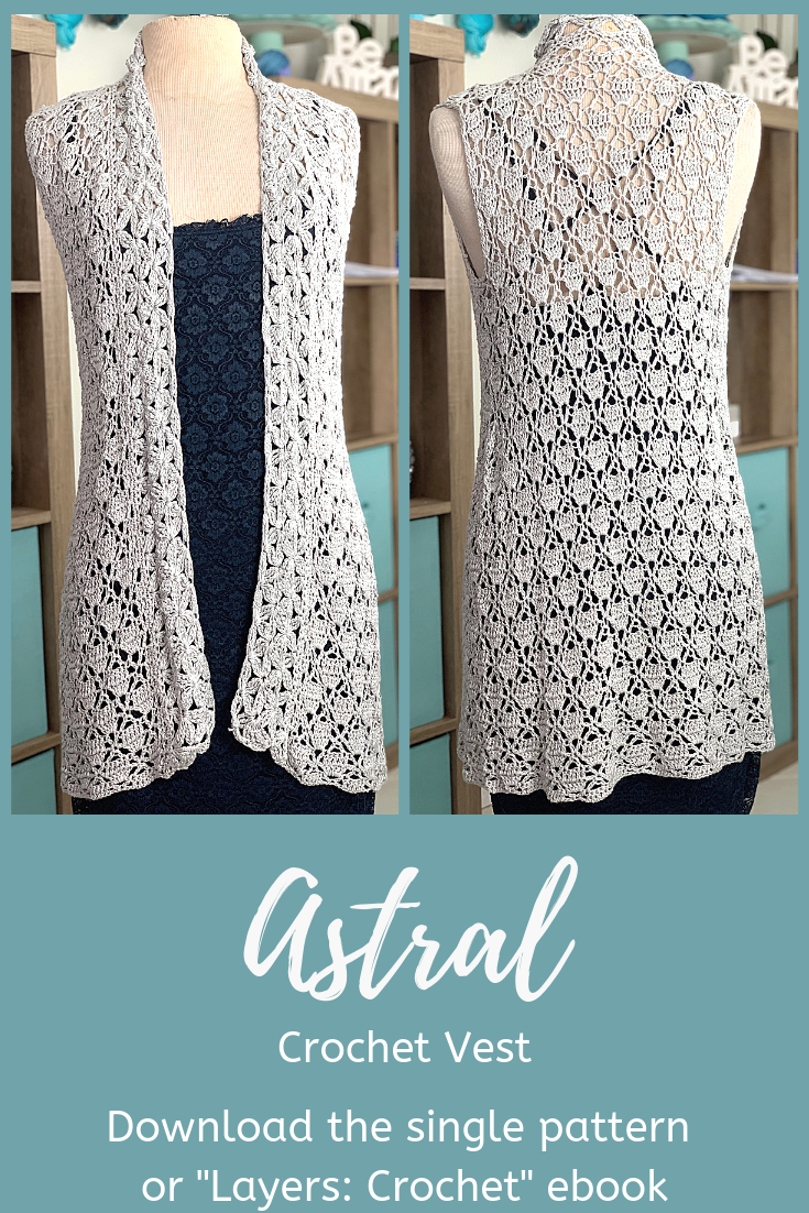 Astral Crochet Vest Crochet Pattern