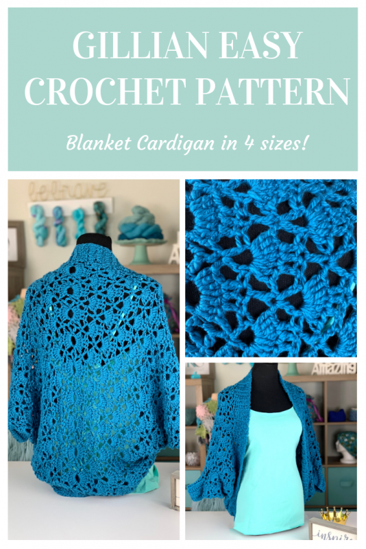 Gillian Crochet Shrug | Download Crochet Patterns for Sale