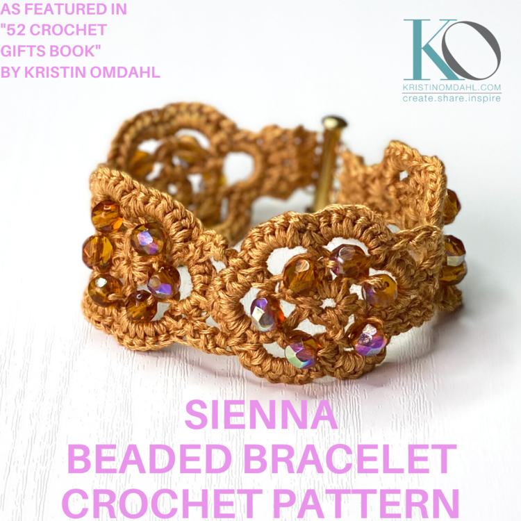 Pattern for Beaded Crochet Bracelet | Make My Day Creative