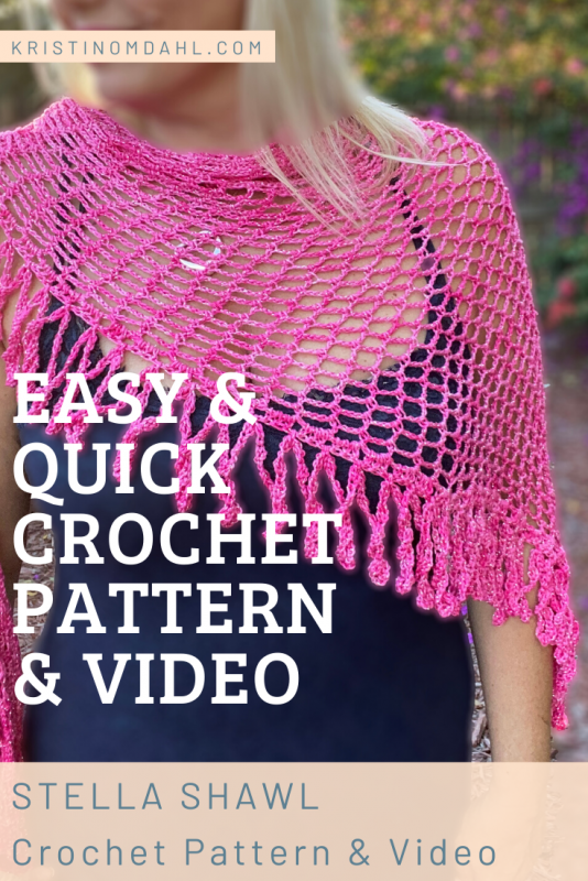 Stella Shawl Crochet Pattern | Crochet Patterns for Sale