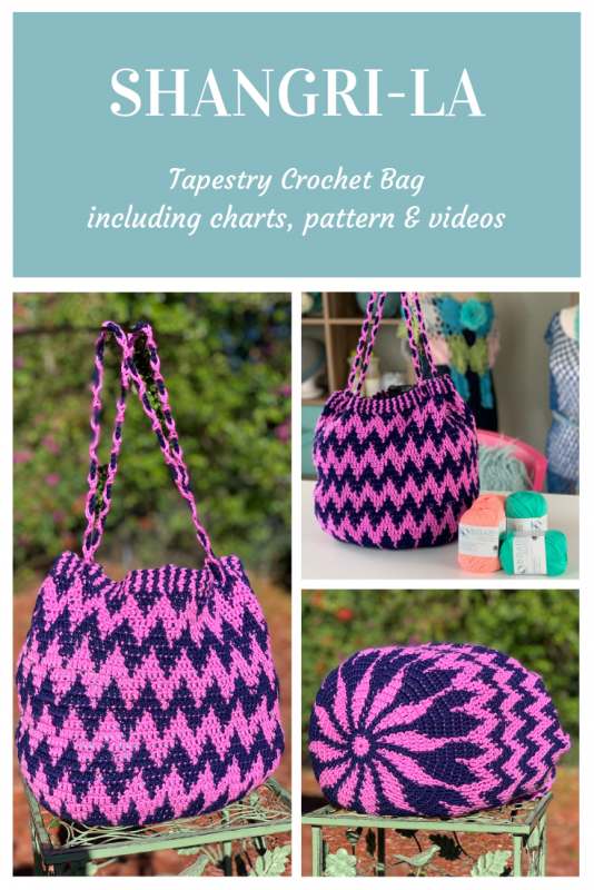 Shangri-La Tapestry Crochet Bag Pattern | Crochet Patterns for Sale