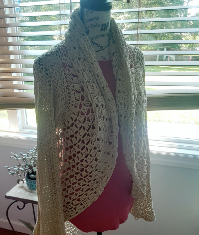 Ayla Crochet Cardigan Pattern made by Adele | Kristin Omdahl