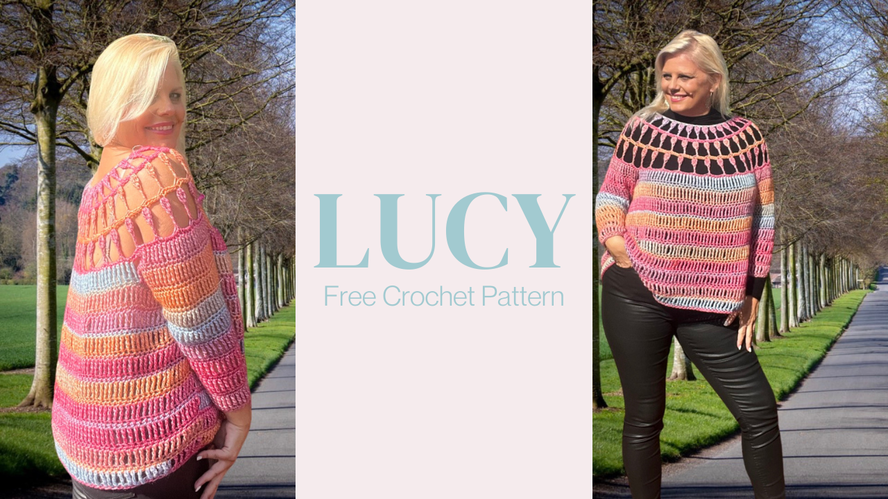 Crochet Sweater Pattern, Quick & Easy Shell design with 9 mm crochet hook -  PDF Download
