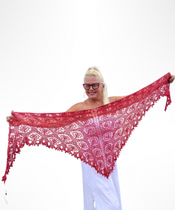 Bubbly Knit Lace Shawl Pattern by Kristin Omdahl