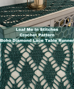 Leaf Me in Stitches Crochet Pattern Table Runner